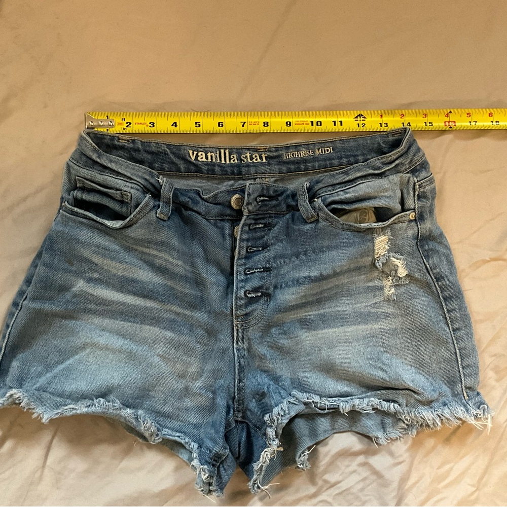Vanilla Star Women's Blue Denim Shorts